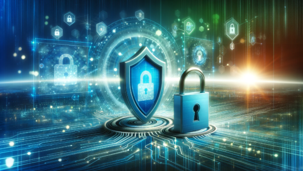 Cibernetica sicurezza e protezione dati digitali.