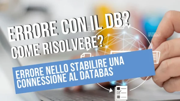 Soluzione errore di connessione al database.