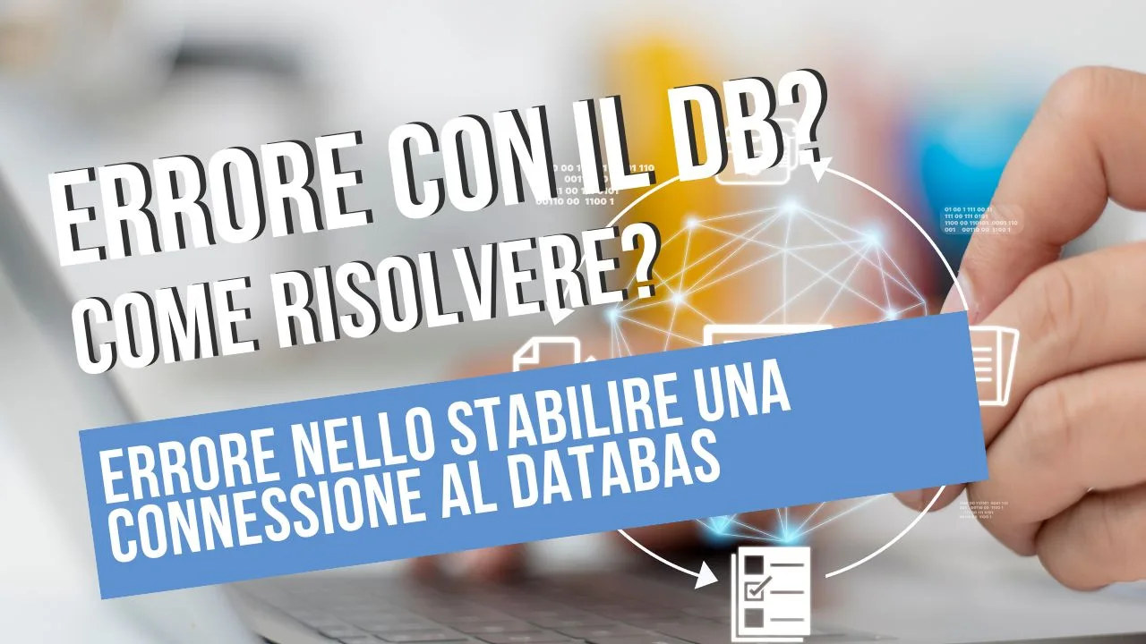 Soluzione errore di connessione al database.