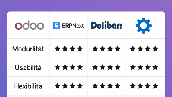 Confronto ERP open source: Odoo, ERPNext, Dolibarr
