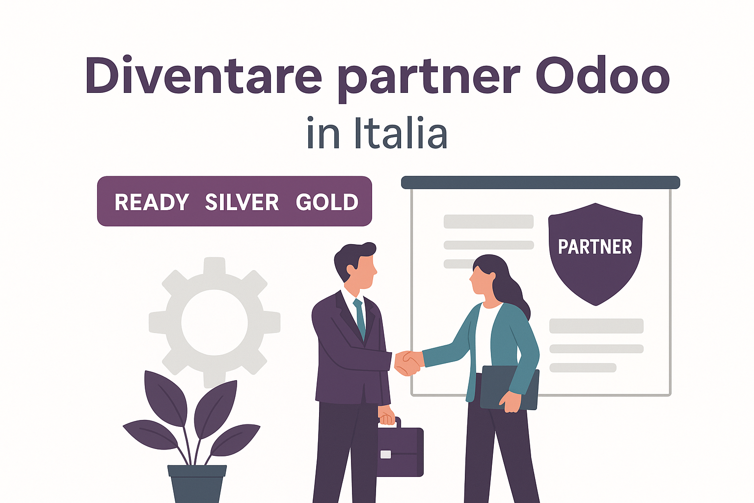 Partnership Odoo in Italia: livelli Ready, Silver, Gold