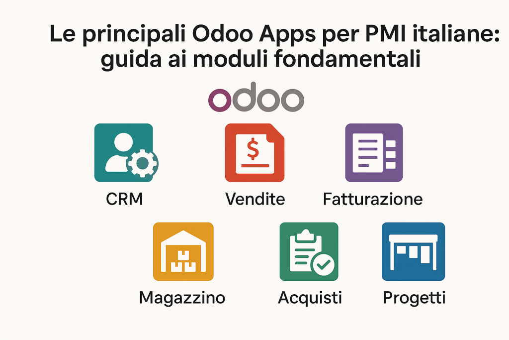 Odoo Apps per PMI italiane: CRM, Vendite, Fatturazione