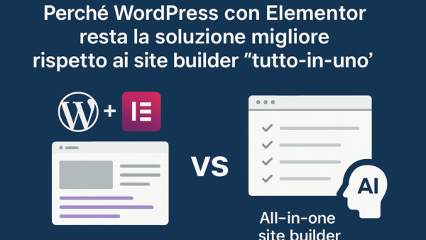 Confronto tra WordPress Elementor e site builder AI