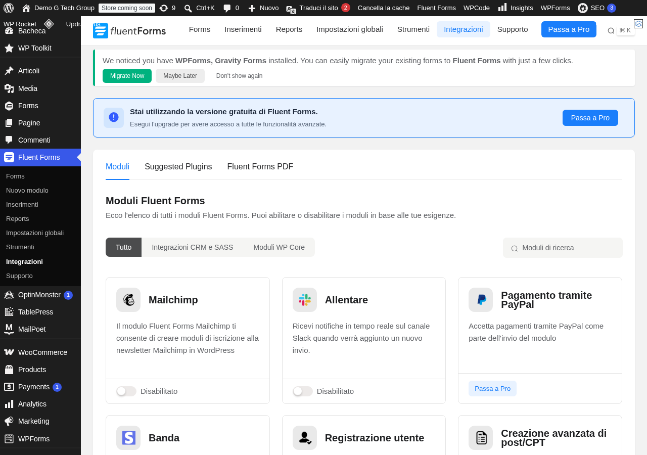 FluentSMTP e integrazioni email