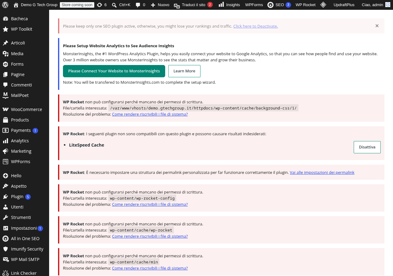 Impostazioni del firewall Sucuri con le opzioni disponibili nei diversi piani