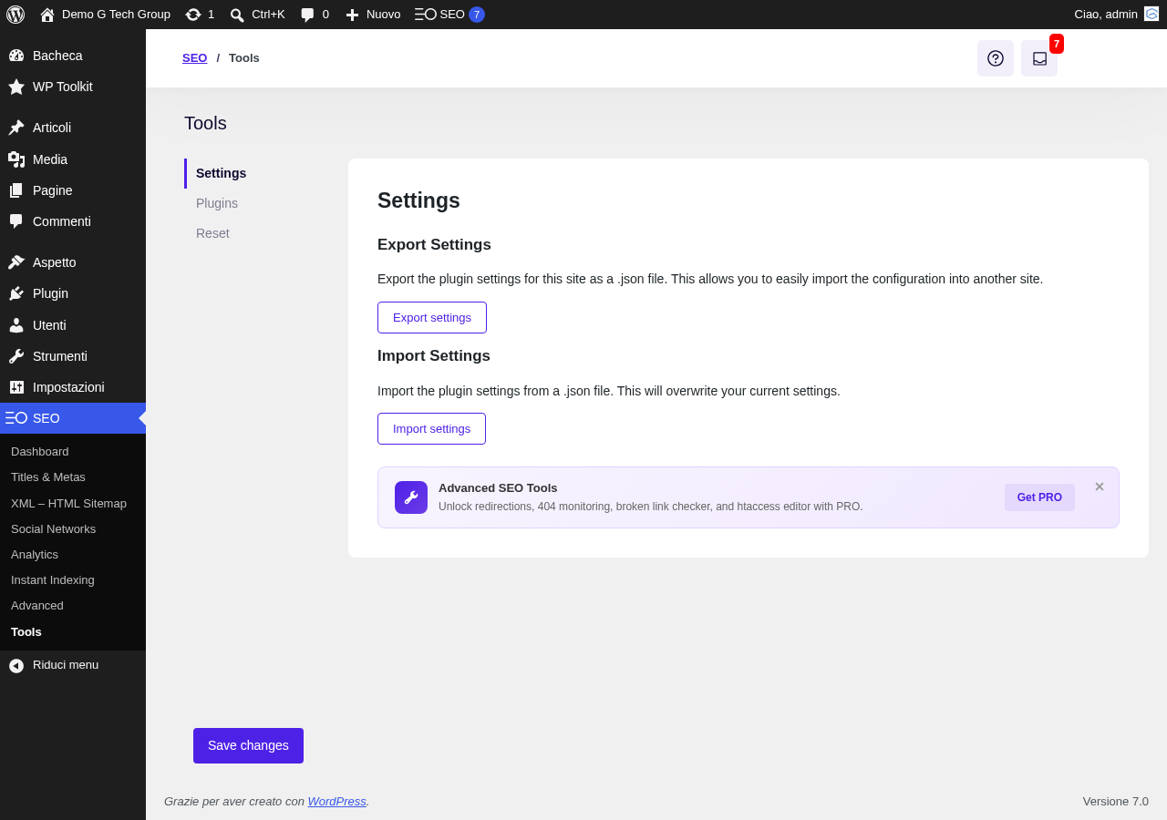 Strumenti di importazione ed esportazione di SEOPress per migrare da Yoast o Rank Math