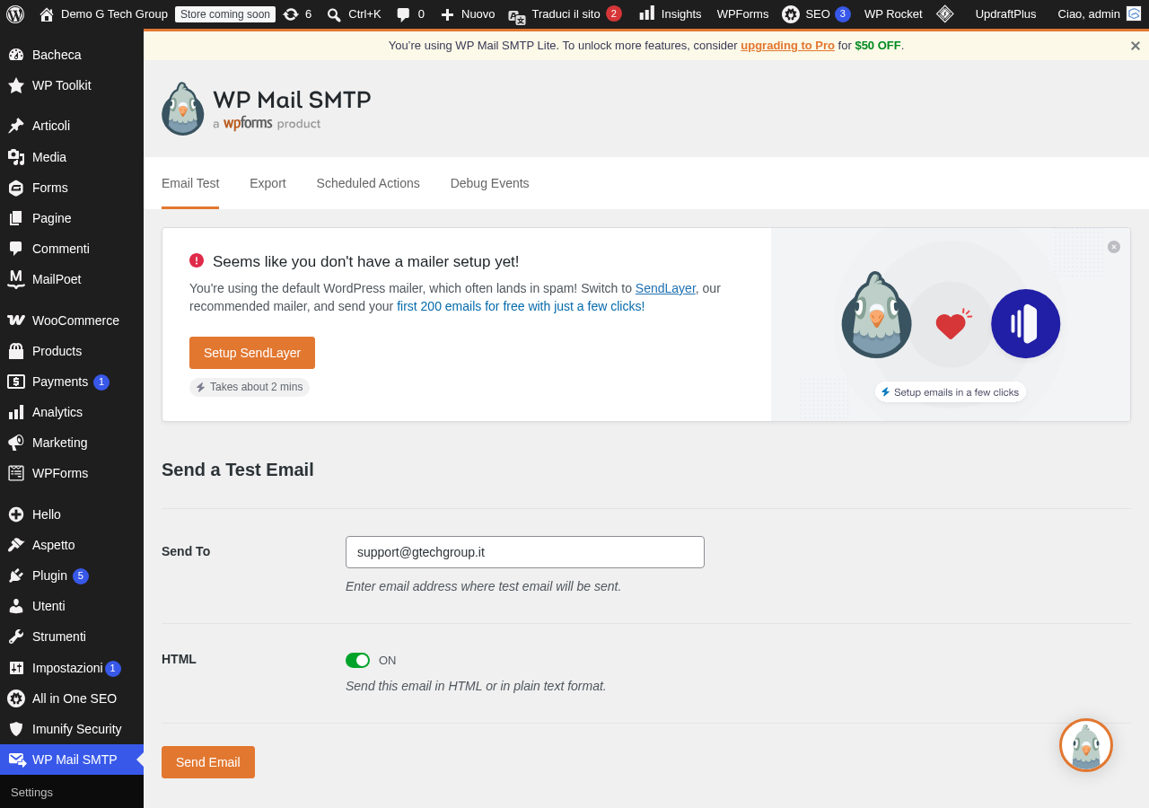 Strumenti di troubleshooting WP Mail SMTP per la diagnosi degli errori
