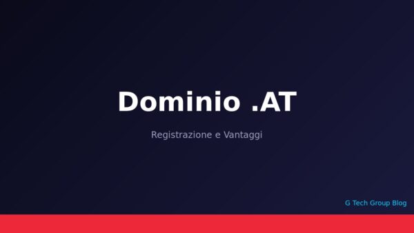 Dominio .AT Registrazione