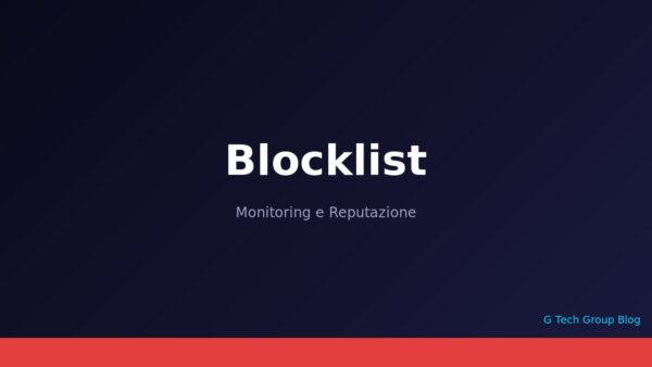 Dominio Blocklist Registrazione