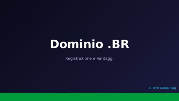 Dominio .BR Registrazione
