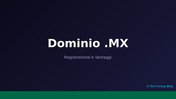 Dominio .MX Registrazione