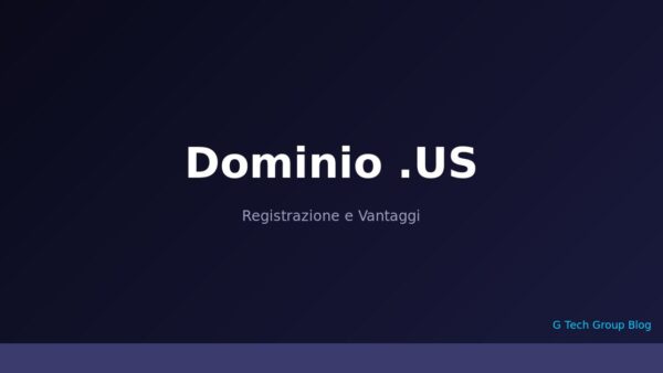 Dominio .US Registrazione