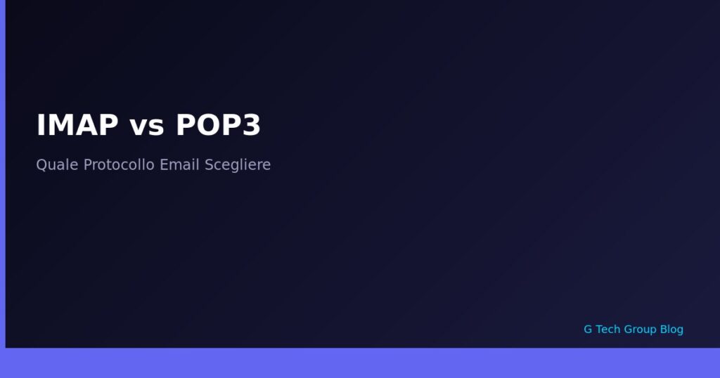 IMAP vs POP3 Differenze