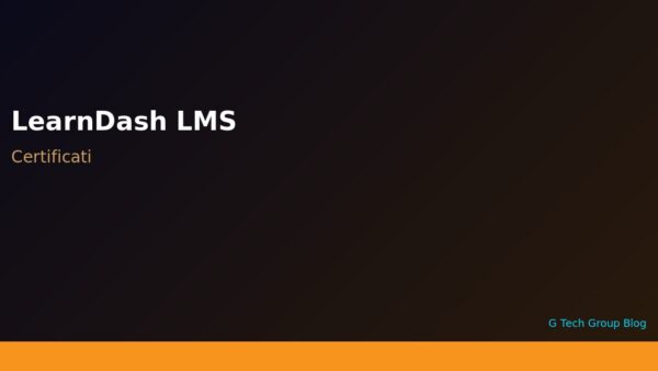 LearnDash Certificati