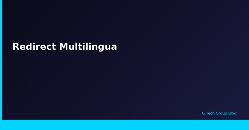 Redirect Multilingua