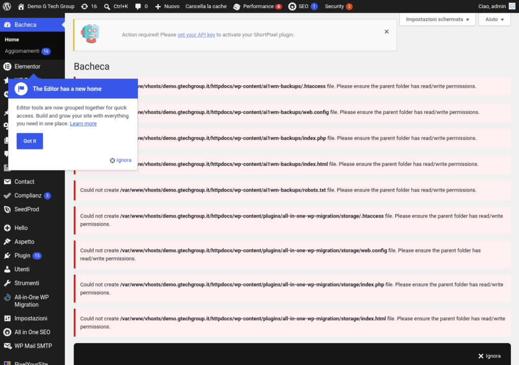 WordPress Dashboard SSL
