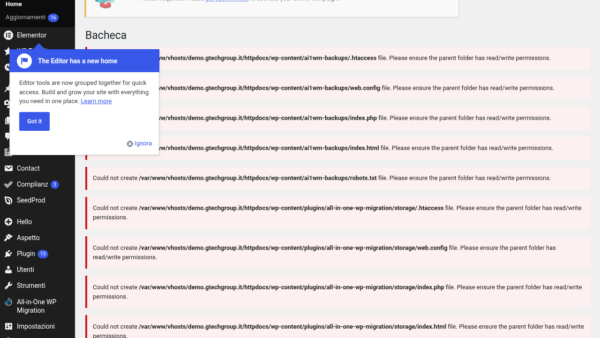 WordPress Dashboard SSL