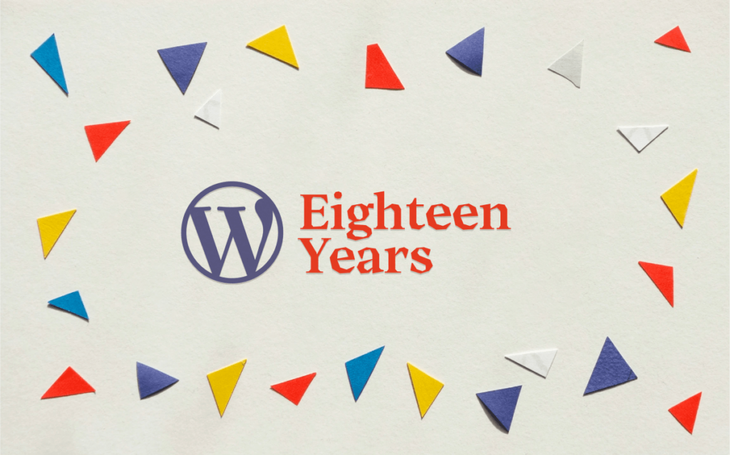 Actualités - WordPress à 18 ans - WordPress.org