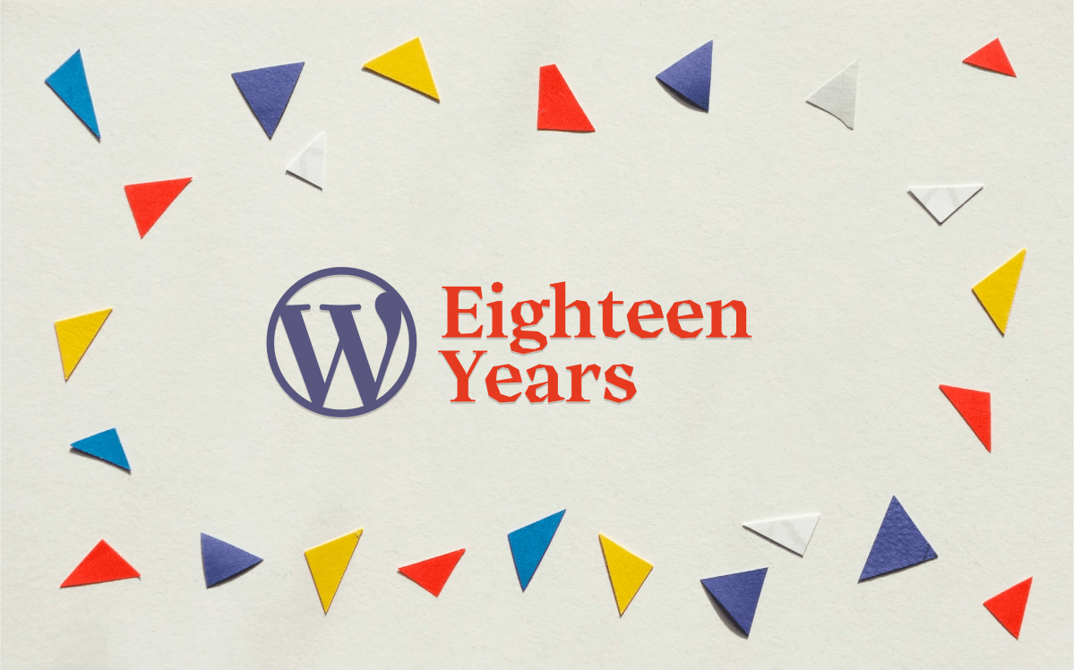 Actualités - WordPress à 18 ans - WordPress.org