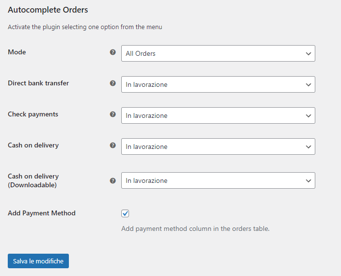 automatizza il completamento degli ordini su woocommerce con il plugin autocomplete orders