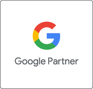 Google Partner logo on white background.