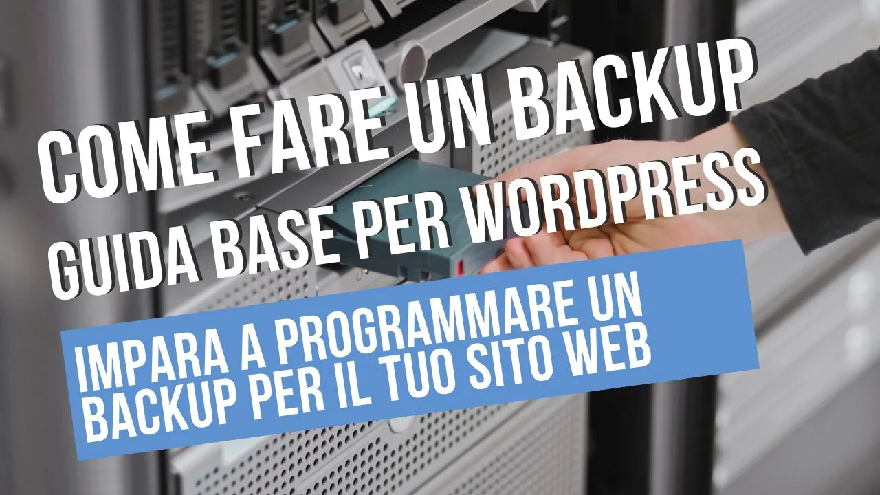 Copia de seguridad de WordPress y guía de programación de sitios web.