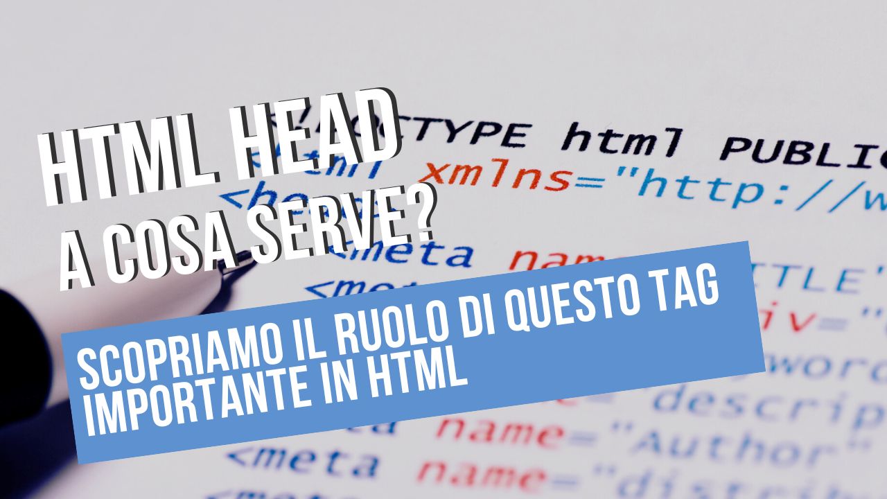 Explanation of the HTML head tag.